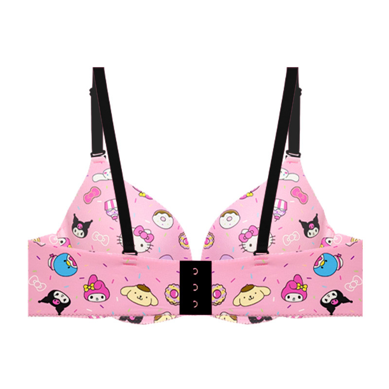 سوتین اسفنجی زنانه مدل لیزری دکلته جکدار طرح کیتی کد 3191