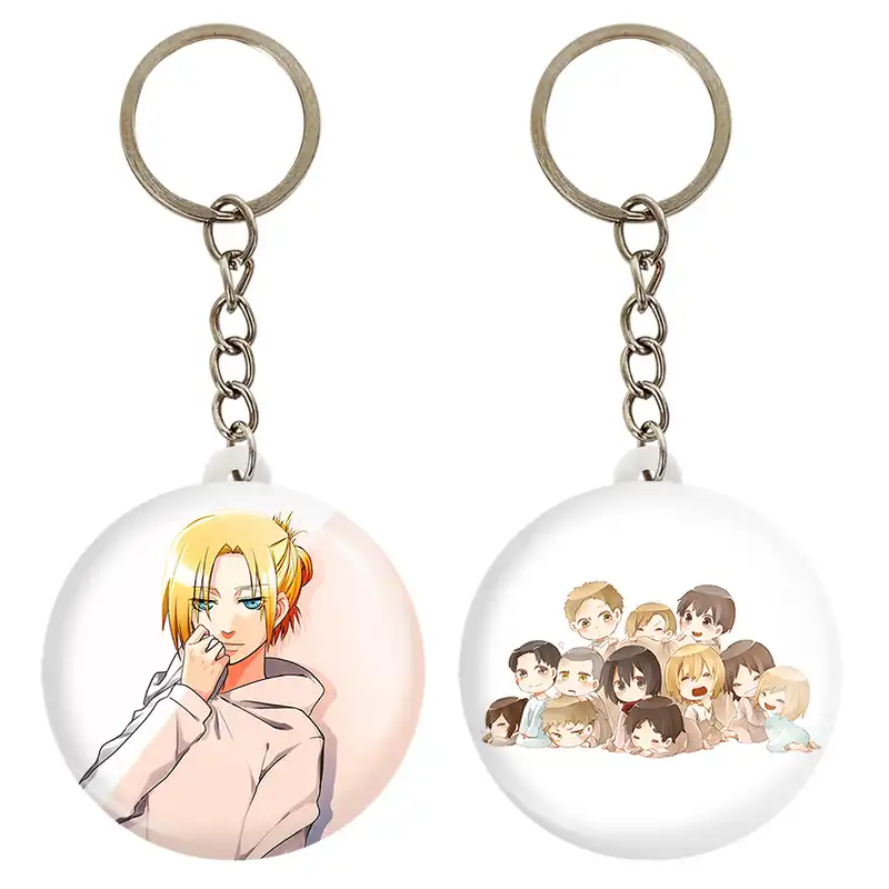 جاکلیدی خندالو مدل کریستا انیمه اتک آن تایتان کد 1854818552 مجموعه 2 عددی