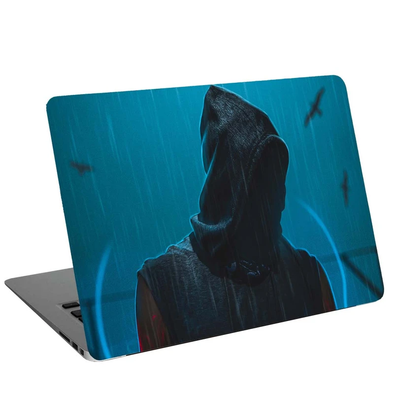 استیکر لپ تاپ طرح hoodie man powers G-1908 مناسب برای لپ تاپ 15.6 اینچ 