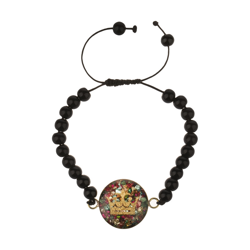 دستبند زنانه طرح کینگ مدل mr9