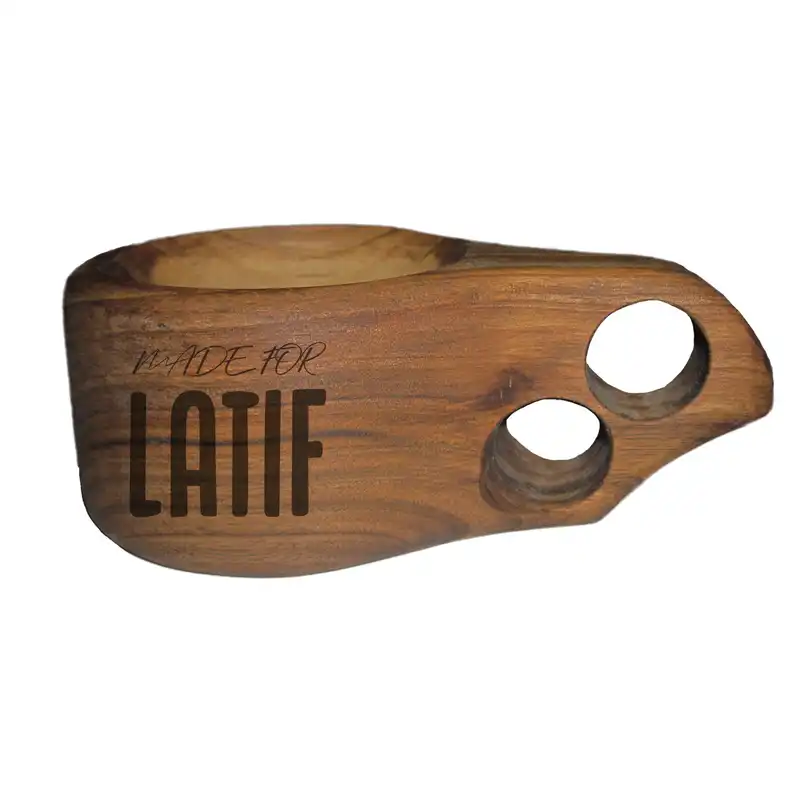 لیوان چوبی مدل لطیف