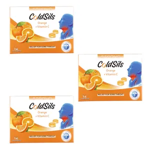 آبنبات اکالیپتوس با طعم پرتقال کولدسیلز 3 بسته 12 عددی