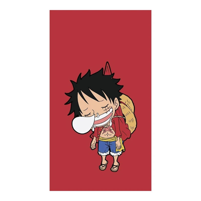 استیکر لپ تاپ و موبایل مدل انیمه طرح وان پیس مانکی دی لوفی کد 6344