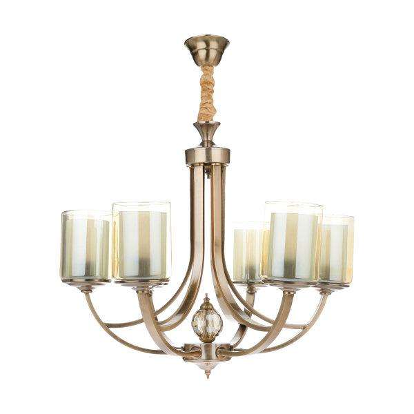  لوستر 6 شعله مدل شاهین کد 1