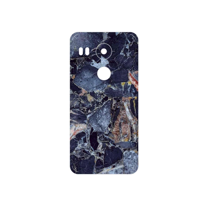 برچسب پوششی ماهوت مدل Broken black marble مناسب برای گوشی موبایل گوگل Nexus 5X
