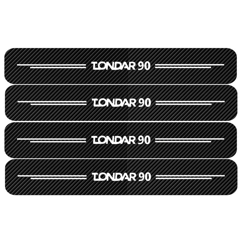 برچسب بدنه خودرو مهدیار طرح پارکابی کربن کد SP174 مناسب برای تندر90 بسته 4 عددی