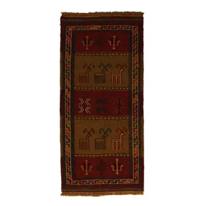 گلیم دستبافت سرزمین فرش کد TKG144
