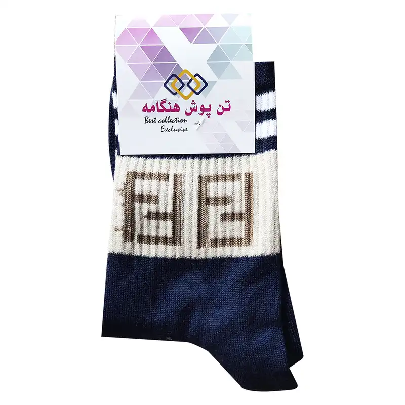 جوراب ساق کوتاه زنانه مدل کش اسپرت دوخط کد SO14