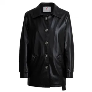 کت چرم زنانه مدل رکسانا 