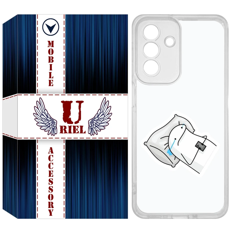 کاور یوریل مدل Clear کد 81 طرح غمگین مناسب برای گوشی  موبایل سامسونگ Galaxy A17