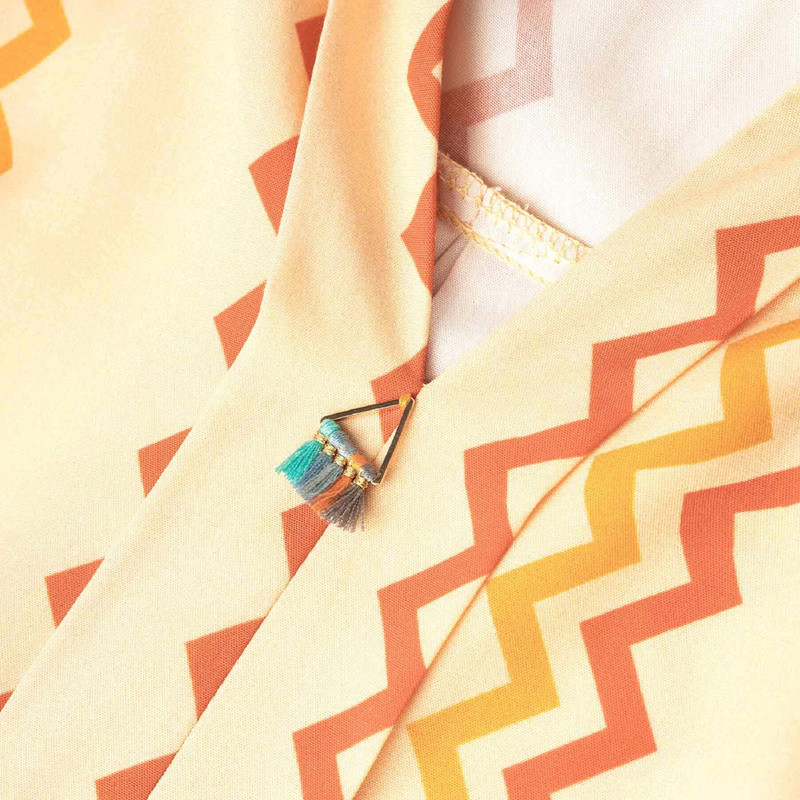 بلوز آستین کوتاه زنانه جوتی جینز مدل یقه جانی کد 122146