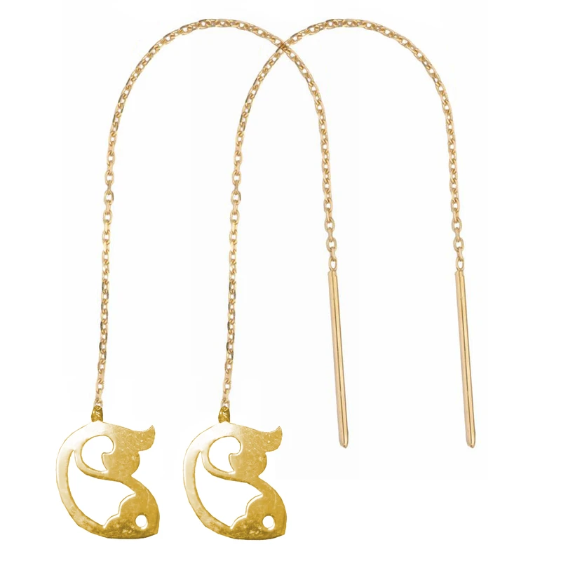 گوشواره طلا 18 عیار نازنین کد GR216