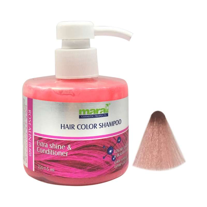 شامپو رنگساژ مارال مدل Rosealin شماره 8.60 حجم 220 میلی لیتر شامپو رنگساژ مارال مدل Rosealin شماره 8.60 حجم 220 میلی لیتر