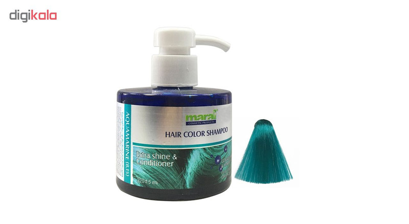شامپو رنگساژ مارال مدل Aquamarine شماره 8.15 حجم 220 میلی لیتر