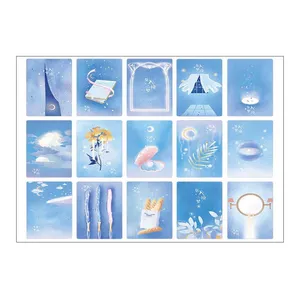 برچسب سهیلا جایروندی مدل برش نخورده طرح وینیج رویایی کد sha21