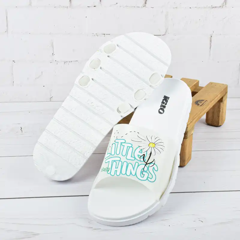 دمپایی زنانه کیتو مدل از چیزای کوچیک لذت ببر کد 4003