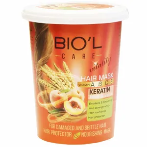 ماسک مو بیول سری Vitality مدل Peach And Wheat حجم 500 میلی لیتر