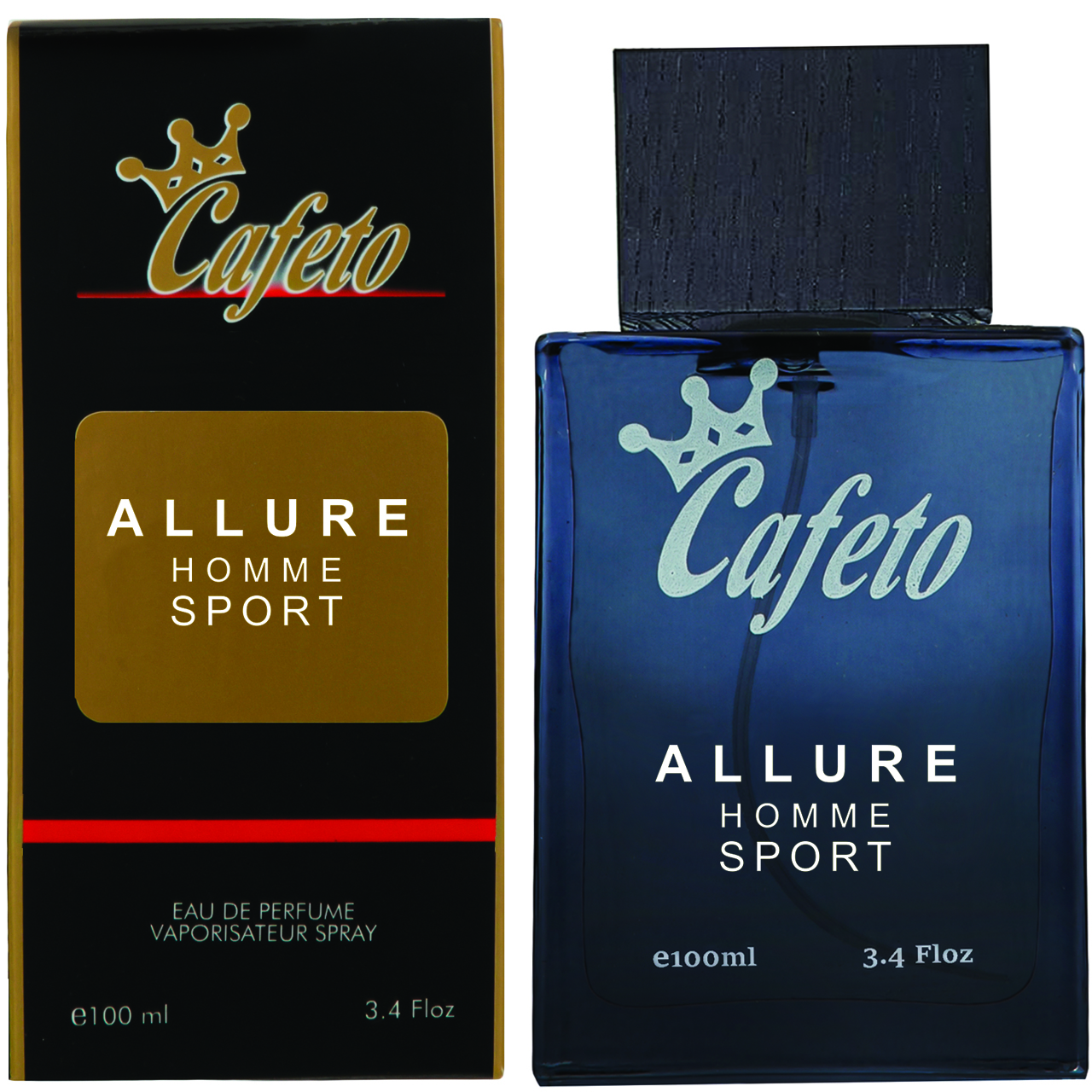 ادو پرفیوم مردانه کافه تو مدل Allure Homme Sport حجم 100 میلی لیتر