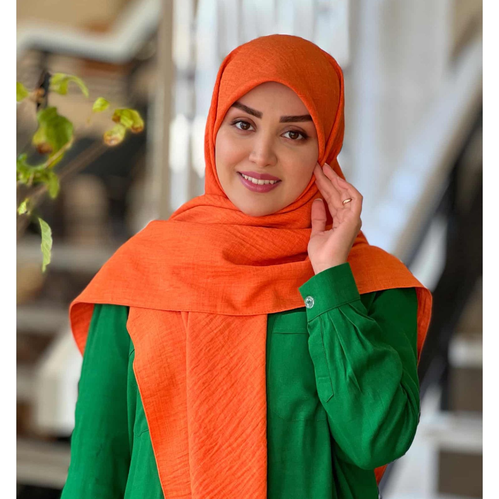 شال زنانه مدل ساده منگوله دار کد 4011 -  - 54