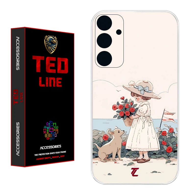 کاور تدلاین طرح دختر کد 1208 مناسب برای گوشی موبایل سامسونگ Galaxy A54