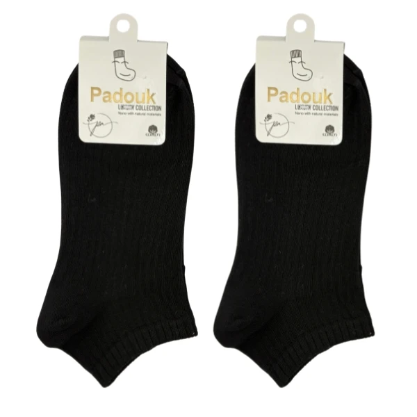 جوراب ساق کوتاه زنانه پادوک  مدل کبریتی بسته 2 عددی