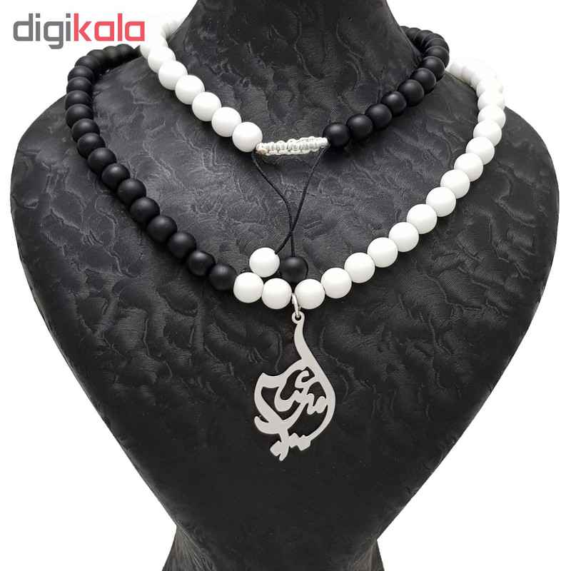 گردنبند نقره طرح اسم امیر عباس کد FTB 56 گردنبند نقره طرح اسم امیر عباس کد FTB 56