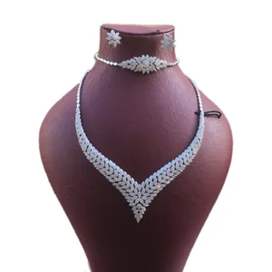 نیم ست نقره زنانه مدل تراش گندمی