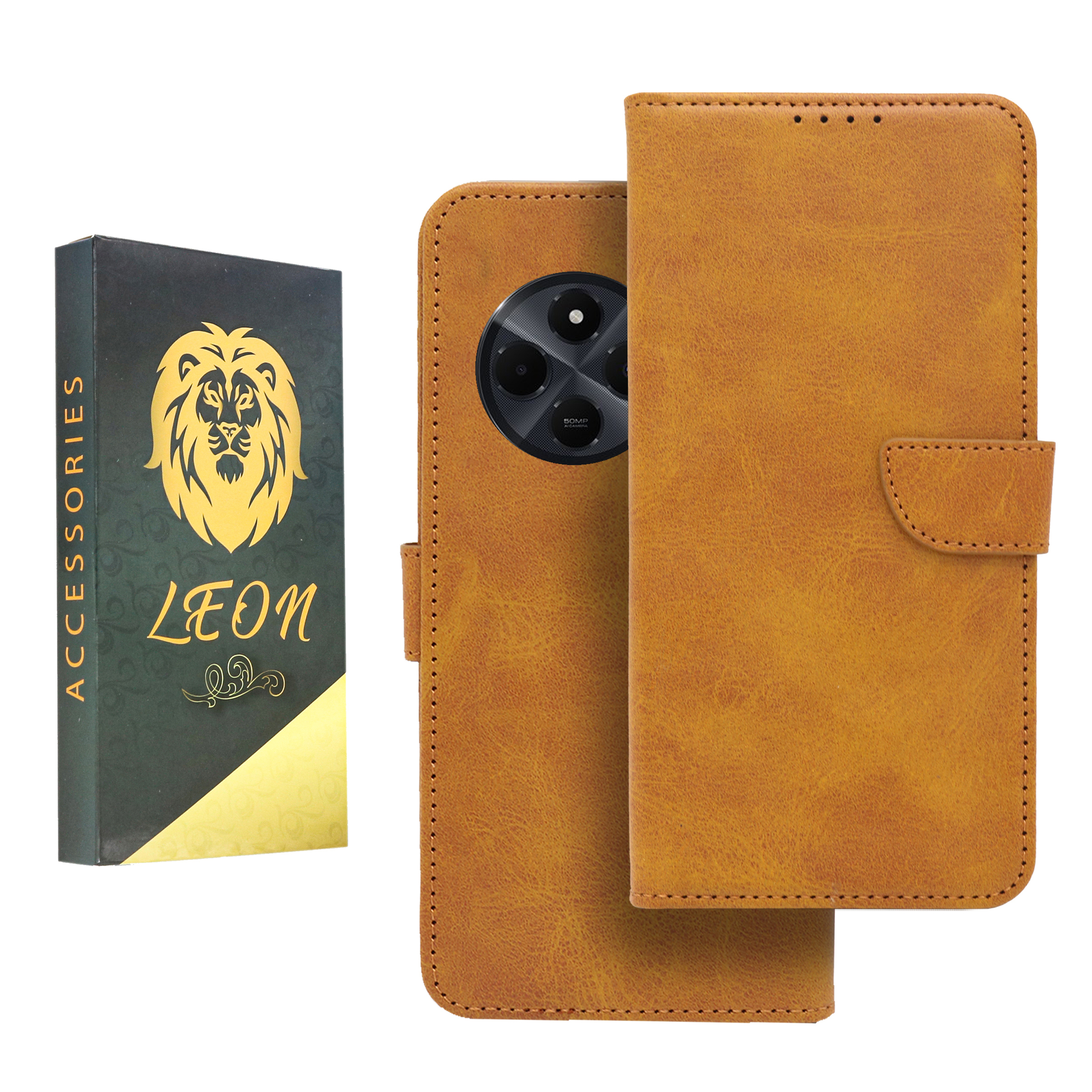 کیف کلاسوری لئون مدل Khoshi مناسب برای گوشی موبایل شیائومی Redmi 14C