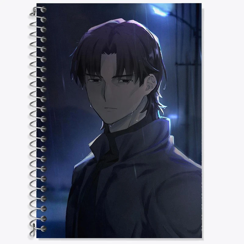 دفتر زبان 50 برگ خندالو مدل سه خط طرح کیریتسوگا انیمه فیت استی نایت Fate Stay Night کد 22805