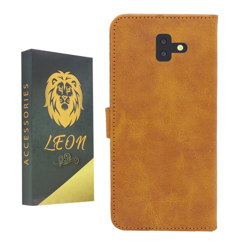 کیف کلاسوری لئون مدل Bersa مناسب برای گوشی موبایل سامسونگ Galaxy J6 Plus 