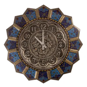 ساعت دیواری خاتم کاری کد F1112