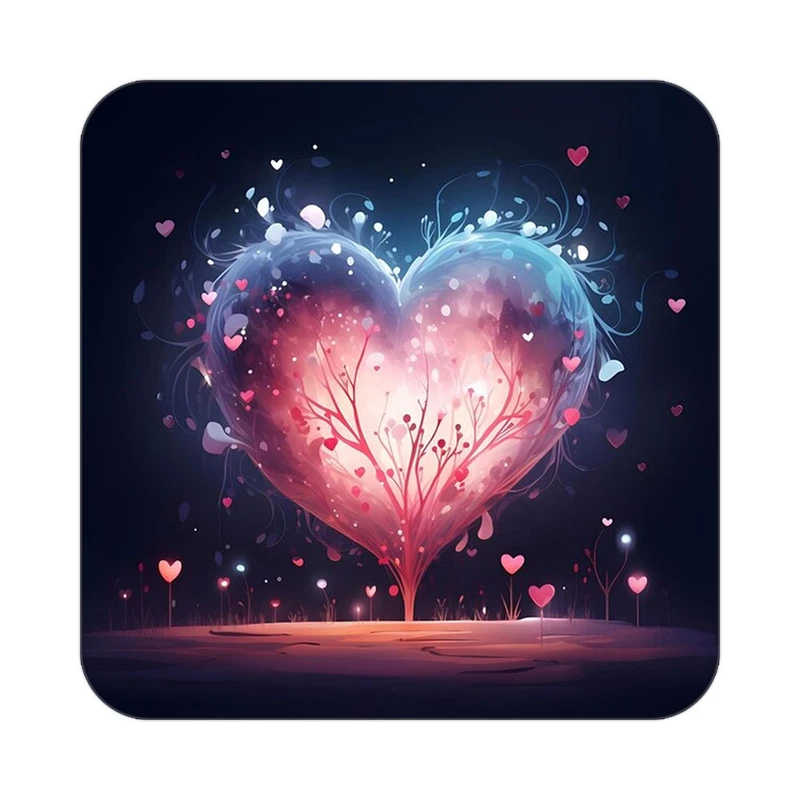 زیر لیوانی کاکتی مدل عاشقانه کد mp11010