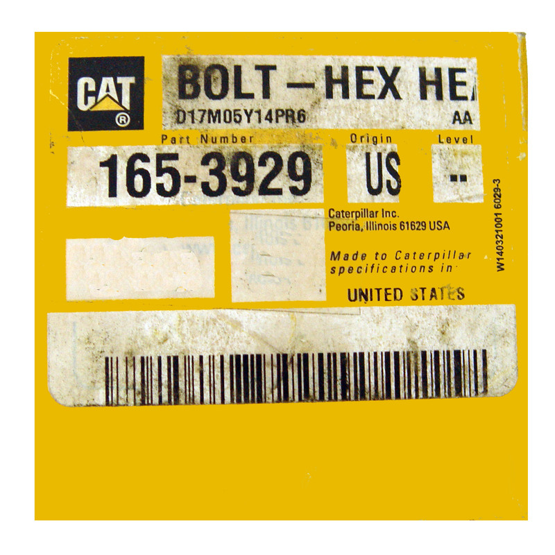 پیچ ماشین آلات کاترپیلار کد 1653929 پیچ ماشین آلات کاترپیلار کد 1653929