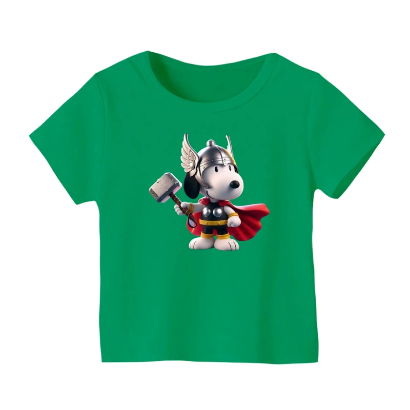 تی شرت آستین کوتاه بچگانه مدل اسنوپی کد ۸۸