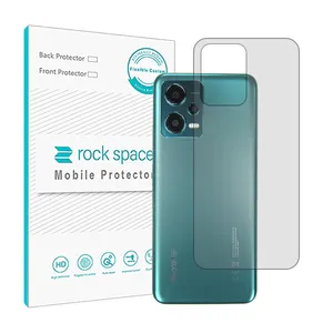 Transparent Rockspace HyGEL model phone back protector suitable for Xiaomi Redmi Note12 5G mobile phone
