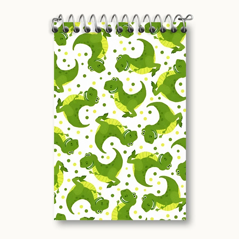 دفتر یادداشت 50 برگ خندالو طرح پترن دایناسور داستان اسباب بازی کد N5229