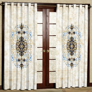 پرده مدل مخمل پانچی کد 4171 سایز 140x280 سانتی متر