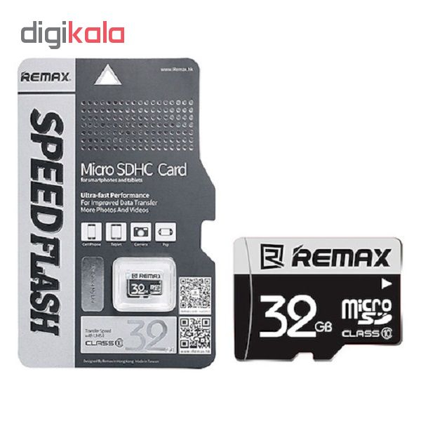 کارت حافظه microSDHC ریمکس مدل RX-1 کلاس 10 سرعت 48MBps  ظرفیت 32 گیگابایت