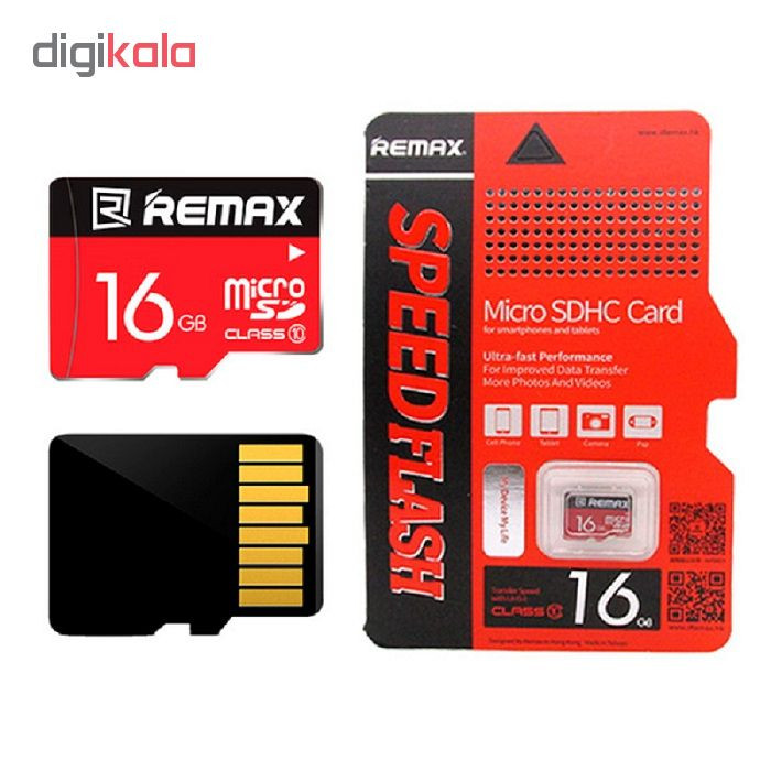 کارت حافظه micro SDHC ریمکس کلاس 10 سرعت 48MBps ظرفیت 16گیگابایت