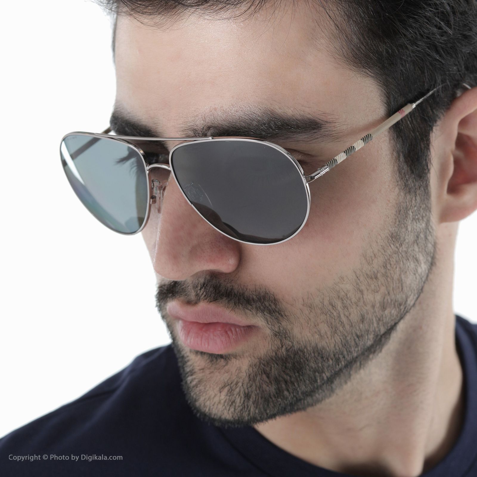 عینک آفتابی مردانه بربری مدل 100681-60 -  - 3