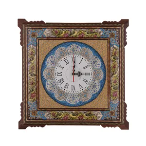 ساعت خاتم کاری کروبی طرح گل مرغ کد 145