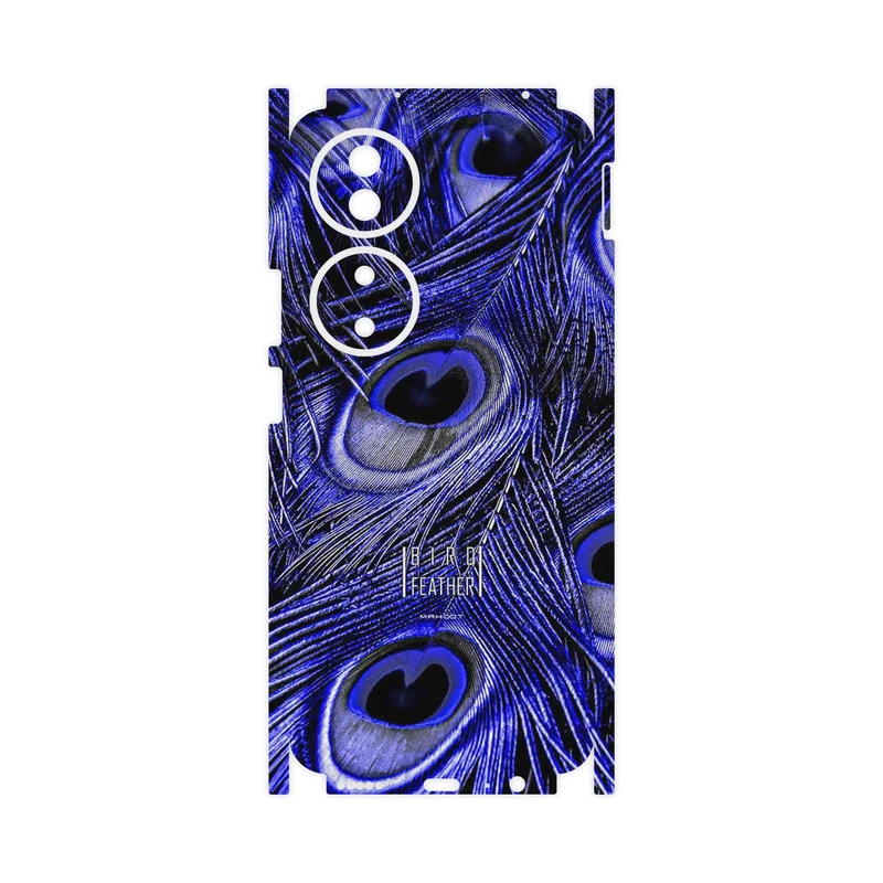 برچسب پوششی ماهوت مدل Purple Feather-FullSkin مناسب برای گوشی موبایل آنر X7b