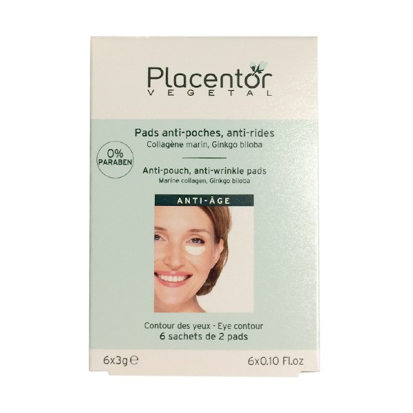 پد  ضد پف دور چشم پلاسنتور مدل Anti Wrinkle  بسته 12 عددی