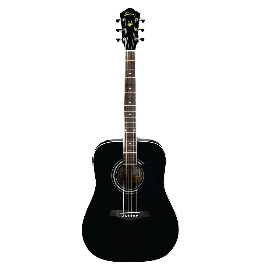 گیتار آکوستیک آیبانز مدل V72-E-BK- I سایز 4/4