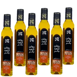 روغن کنجد بکر به پارس - 900 میلی لیتر بسته 6 عددی