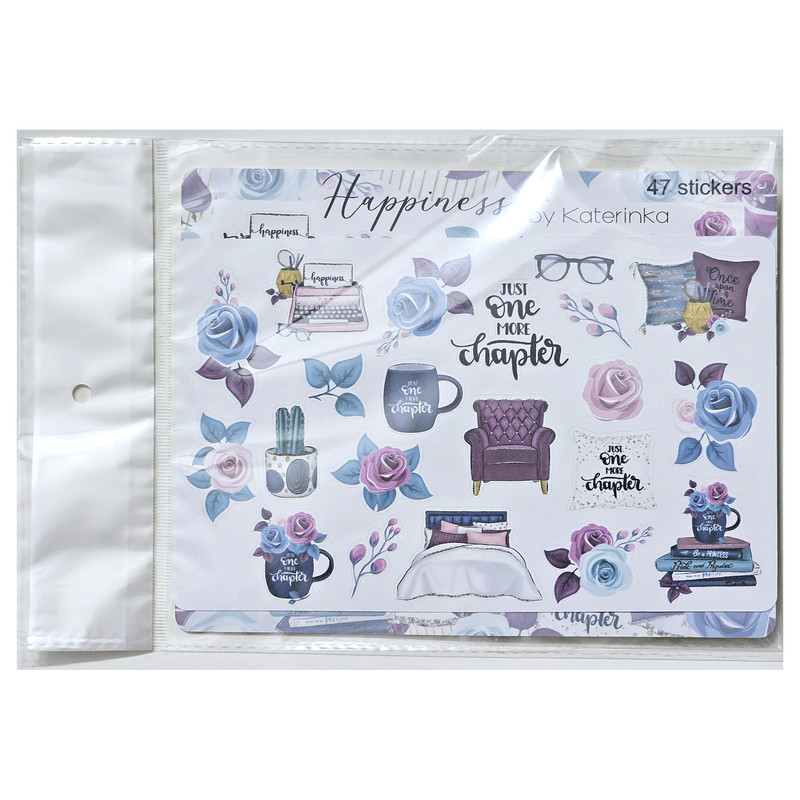 برچسب کاترینکا طرح برش خورده بولت ژورنال و اسکرپ بوک مدل Happiness بسته 47 عددی برچسب کاترینکا طرح برش خورده بولت ژورنال و اسکرپ بوک مدل Happiness بسته 47 عددی