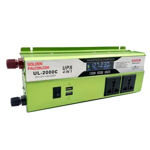 اینورتر و شارژر گلدن فالکن مدل UL-2000C