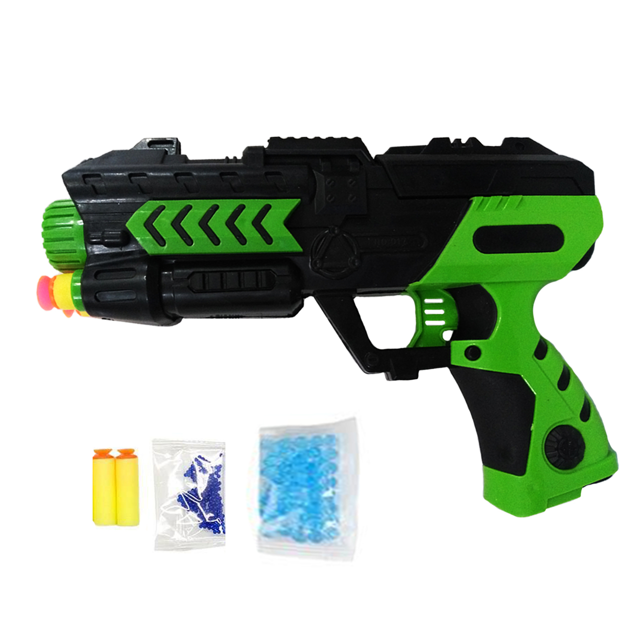 تفنگ اسباب بازی با تیر ژله ای و فومی مدل shoot gun017