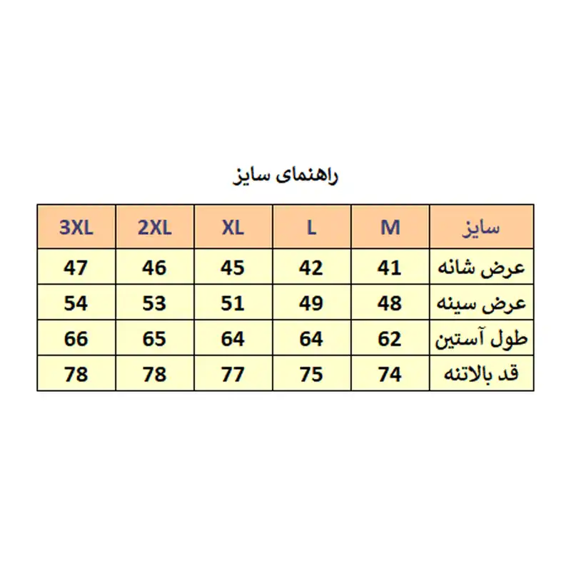 کاپشن مردانه مدل M3838