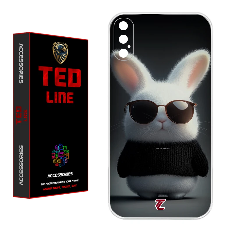 کاور تد لاین طرح خرگوش کد 1106 مناسب برای گوشی موبایل اپل Iphone X / XS